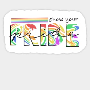 Show your pride! Sticker